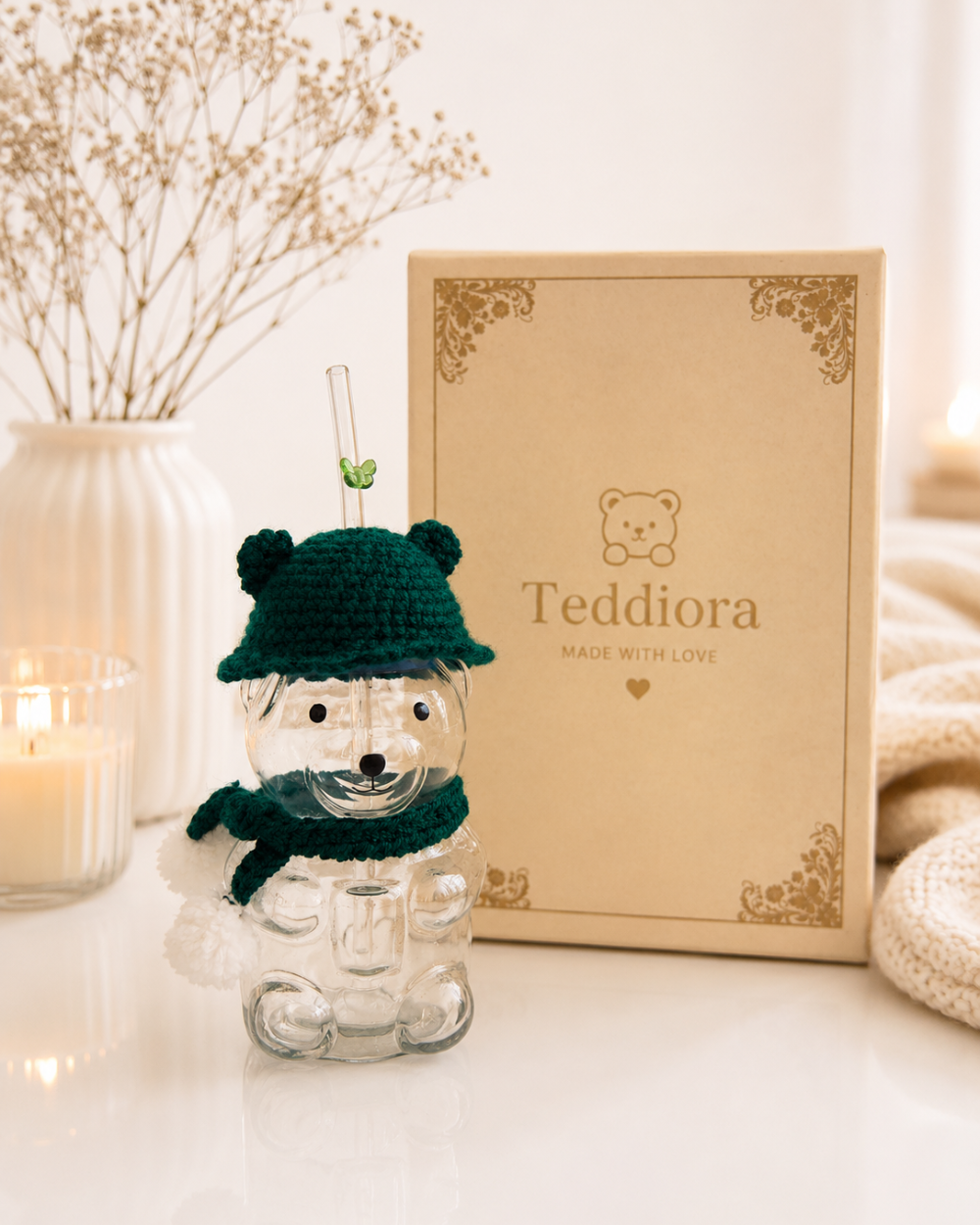 Green bear mug